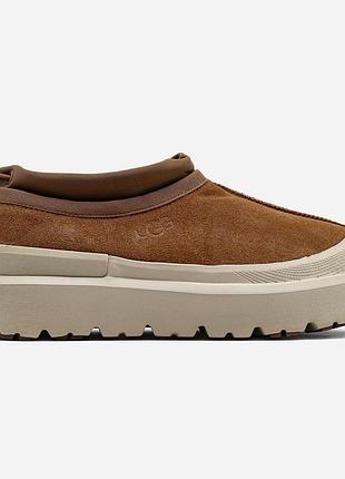 Бежевые угги унисекс ugg tasman hybrid chestnut beige х угг тасмен 43
