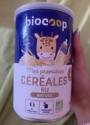 Дитяче харчування biocoop mes premières céréales riz nature