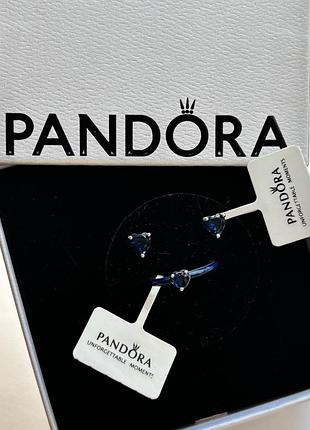 Набор украшений pandora «красные чакры» - кольца с эмалью и серьги-гвоздики «сияющая красная страсть», подарок девушке 17