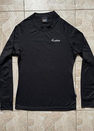 Термокофта rukka thermal base layer top women l black long sleeve sportswear outdoor eu 40