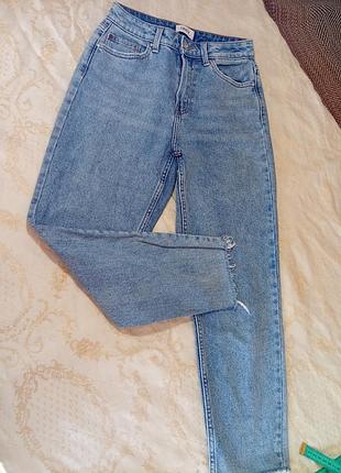 👖якісні базові блакитні джинси 👖