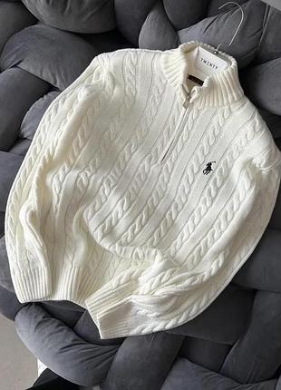 Polo ralph lauren полузамок косичка