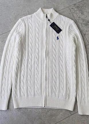 Polo ralph lauren кардиган косичка