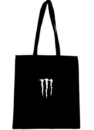 Эко сумка шоппер с принтом "monster"