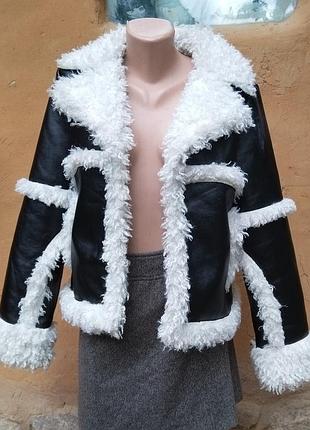 Missguided дубленка,xs-s. 4