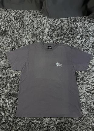 Футболка чоловіча stussy сіра розмір m