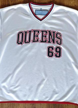 Винтажное мужское джерси d-non sports collection limited edition "queens 69" phat baseball jersey