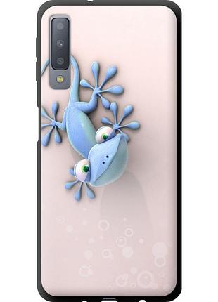 Чехол tpu на телефон samsung galaxy a7 (2018) a750f геккончик "1094b-1582-58250"