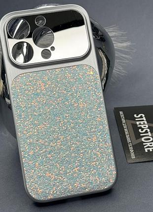 Чохол для iphone 15 pro max glitter mirror case з блискітками протиударний жіночий