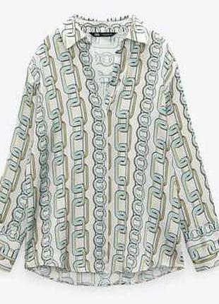 Zara сорочка сатинова р.xl 6