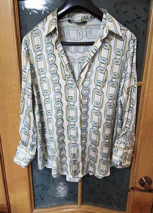 Zara сорочка сатинова р.xl 7
