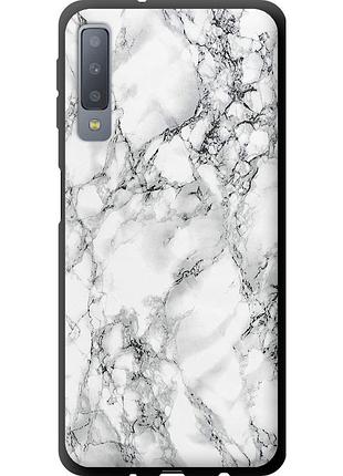 Чохол tpu на телефон samsung galaxy a7 (2018) a750f мармур білий "4480b-1582-58250"