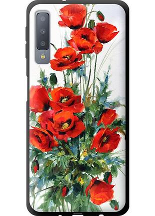 Чехол tpu на телефон samsung galaxy a7 (2018) a750f маки "523b-1582-58250"