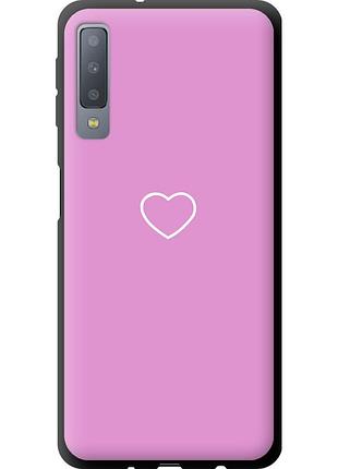 Чехол tpu на телефон samsung galaxy a7 (2018) a750f сердце 2 "4863b-1582-58250"