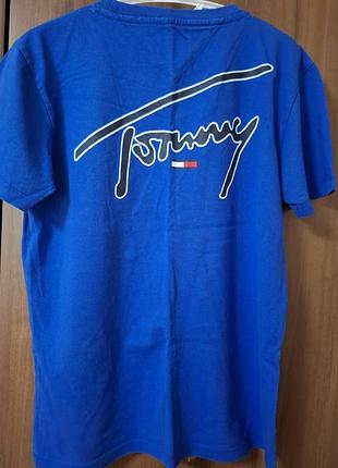 Футболка синя tommy hilfiger