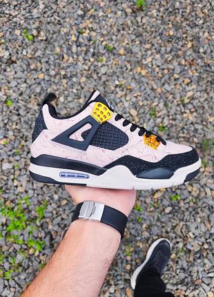 Кросівки nike air jordan 4 retro pink black gold