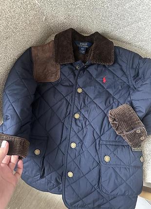 Куртка дитяча ralph lauren стьобана синя