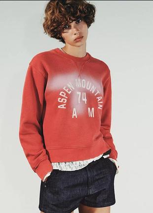 Стильный свитшот из последних коллекций zara,p.m
