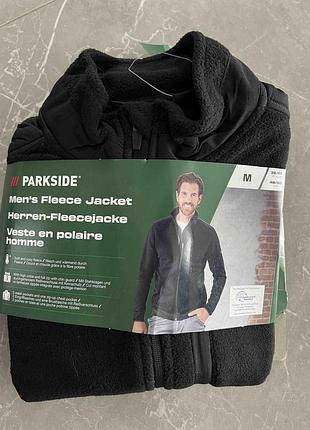 Кофта чоловіча флісова parkside чорна розмір s