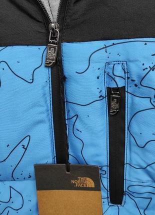 Пуховик the north face black/blue 8
