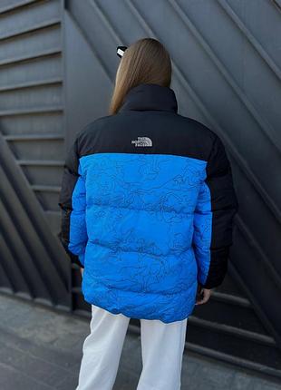 Пуховик the north face black/blue 2