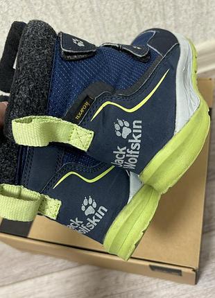 Чоботи для дітей jack wolfskin зимові сині 4
