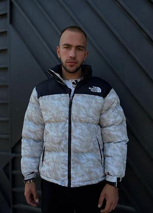 Пуховик the north face x supreme steep tech down black