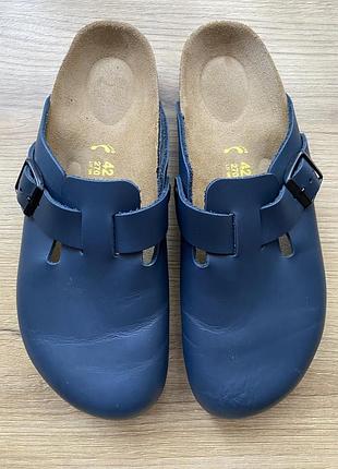 Сабо унісекс birkenstock boston сині, розмір 42
