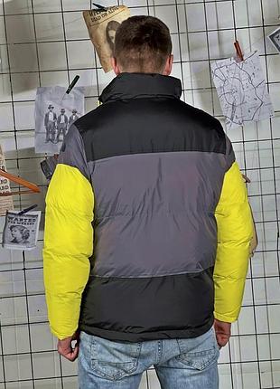 Пуховик the north face steep tech down black/ yellow 3