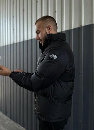 Пуховик the north face steep tech down black 4