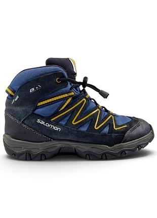 Детские треккинговые ботинки salomon skookie mid cswp