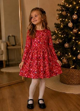 Новогоднее платье на 7-8 лет