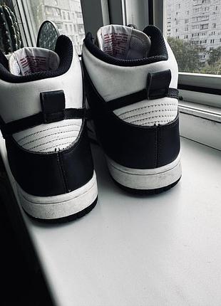 Nike dunk high ,,panda,,оригинальные высокие кроссовки 4