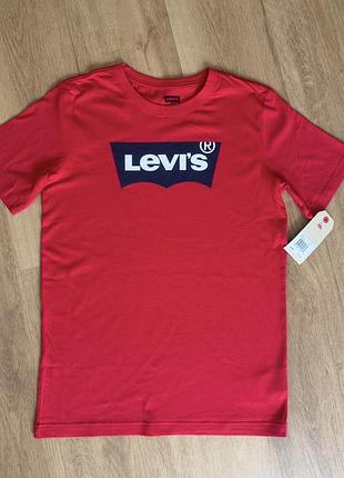 Нова футболка levi’s 13–15 років 158-170 см batwing logo