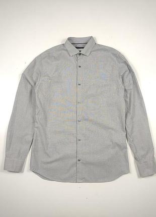 Чоловіча сорочка jack & jones premium сіра розмір м