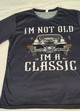 Стильная мужская футболка - i`m not old i`m a classic - xl