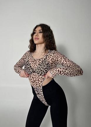 Боди,бодик сетка,леопардовый принт, на фотосессию,танцы,heels