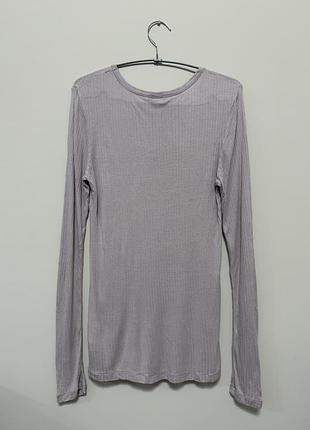 Лонгслив с шелком h&m premium 2