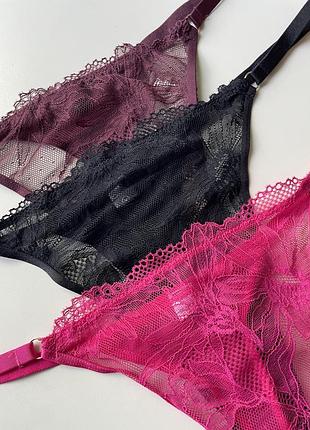 3 шт комплект кружевных трусиков primark 3