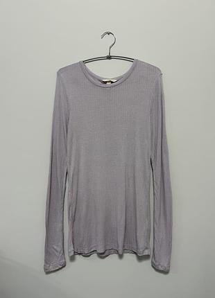 Лонгслив с шелком h&m premium 7