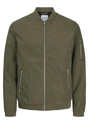 Куртка чоловіча jack&jones бомбер зелена xl