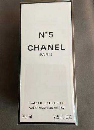 Туалетна вода chanel n°5 75 мл для жінок