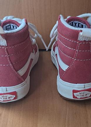 Детские высокие утепленные кеды vans р30 6