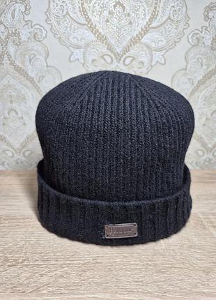 Чоловіча вовняна шапка barbour (оригінал) на флісі / тепла зимова шапка
