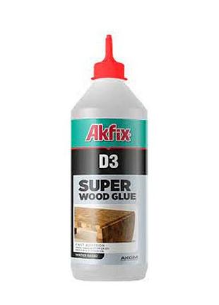 Клей для дерева akfix 250г пва d3 (ap325)