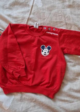 Кофта джемпер свитер свитшот микки disney