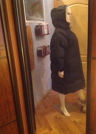 Очень теплая, длинная зимняя куртка р. 58-604 фото