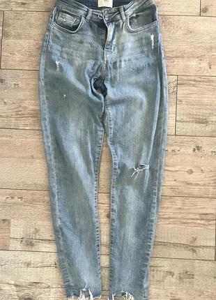 Джинси tally weijl rana low waist skinny (розмір s / eur 36)