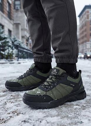 Кроссовки зима мех термо waterproof