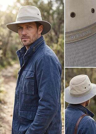 Панама / капелюх stetson (100% бавовна), уф-захист upf 40+, розмір l (58 см)